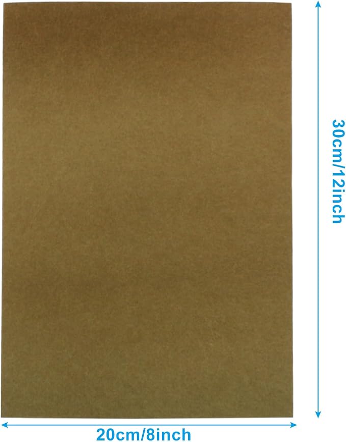 6 Pcs 8 x 12 Inch Brown Felt Sheets, 2mm Thick | Felt Fabric - Image 3