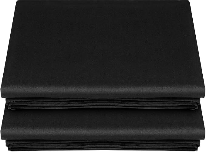 Lirex 2-Pack Full Size Flat Sheet Set, Ultra-Soft Brushed 1800 Microfiber by Lirex