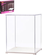 Rolife Dust Cover for DIY Miniature House, 9.8 x 9.8 x 12.2 Inches Clear by Rolife