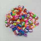 100pcs Colorful Rainbow Polymer Clay Spacer Beads - Image 7