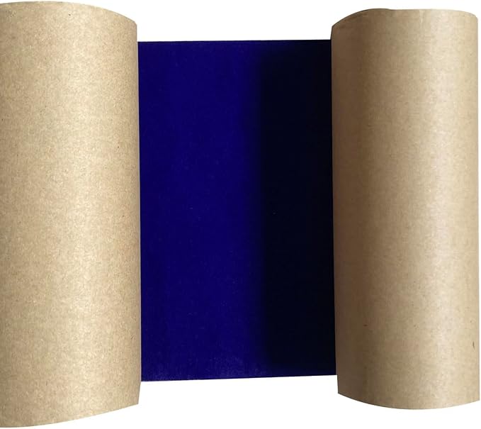Adhesive Blue Velvet Felt Fabric Liner - Image 4