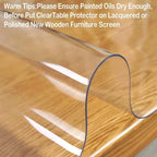 24x40 Office Desk Blotter Mat Clear Plastic Table Protector Cover Pad PVC - Image 6