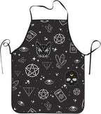 Apron Cooking Chef Work Shop Women Men Baking Decorations Painting Bbq Grilling by Unknown