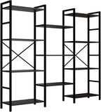GRUSIGN Triple 4 Tier Book Shelf, Modern Bookcase Shelf, Freestanding Large by GRUSIGN