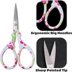 2PCS Sewing Embroidery Scissors, 3.6 Inches Sharp Stainless Steel Crochet - Image 5
