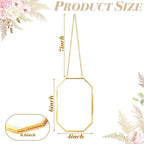 Qunclay 2 Pcs Double Glass Frame - Image 2