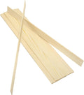 MECCANIXITY 10Pcs Wood Strips Slats, 1/8" x 1‑1/4" x 16" Thin Wood Sticks Flat by MECCANIXITY