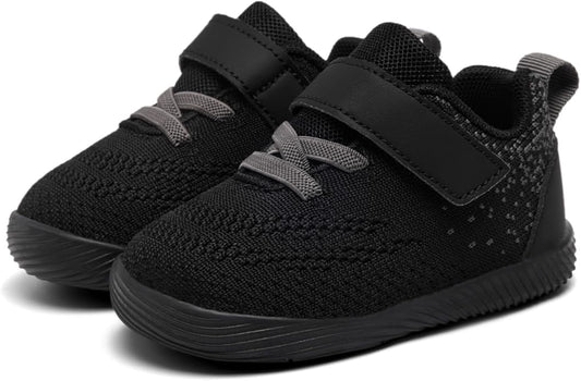 MORENDL Toddler Sneakers Baby Boys & Girls Barefoot Shoes Lightweight Breathable Walking Running Tennis Athletic Sport Shoes