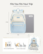 LOVEVOOK School Backpack for Teen Girls & College Students, Large Capacity - Image 5