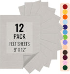 IONTACH 9" X 12" Felt Fabric Sheets 1.6mm Thick | Soft Felt by IONTACH