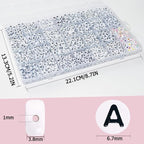 YMSDZHL Alphabet Beads A-Z 1300+Pcs Letter Beads, Acrylic 4x7mm Round Letter - Image 4