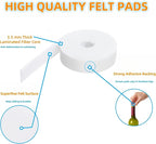 Felt Strips with Adhesive Backing – Furnigear Heavy Duty Cuttable Felt Tape - Image 5
