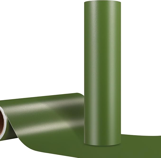 WRAPXPERT Green Permanent Vinyl, DIY Home Decor and Car Decal, Olive Green by WRAPXPERT