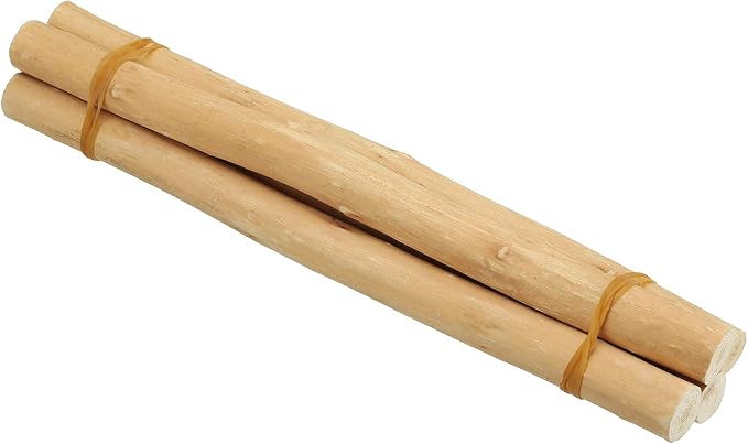 PATIKIL 4 Pcs / 30cm Wood Log Sticks, 0.6-1.2inch in Diameter Natural Driftwood by PATIKIL