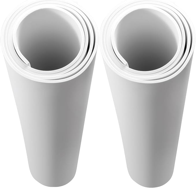 AMZQNART 2Pcs EVA Foam 6mm, Cosplay Foam 39x59 inch White, High Density 90 kg/m³ by AMZQNART