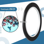 Innconee Black Thin PET Stained Glass Lead Lines 3mm 216ft - Image 2