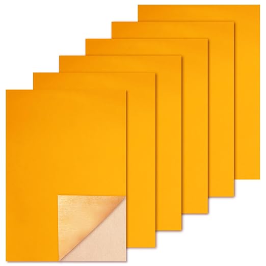 Biaungdo Yellow Self Adhesive Felt Sheets, 8 x 12 Inch | A4 Size, Felts Fabric - Image 7