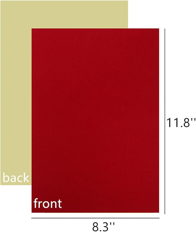 YaoHui 3PCS Self Adhesive Felt Sheets, Peel & Stick Felt Adhesive Sheets - Image 2