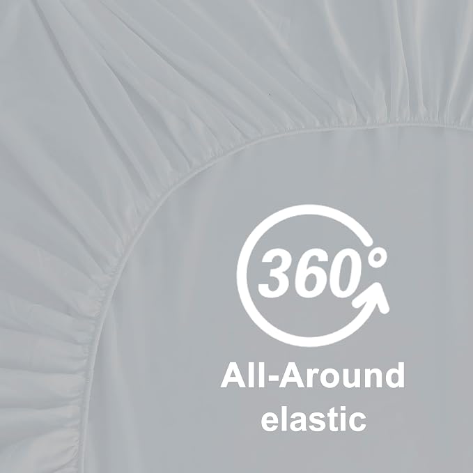Hotella 100% Microfiber Full Size Fitted Sheet Only, Machine Washable and - Image 5