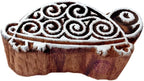Royal Kraft Wooden Stamps DIY Fabric, Henna Printing Blocks THDtag018 by RoyalKraft