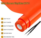 VinylRus Heat Transfer Vinyl-12” x 25FT Iron on Vinyl Roll - Image 3