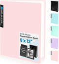 Sooez Binder with Plastic Sleeves 30-Pocket, Displays 60 Pages, 9x12 by Sooez