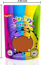 ifergoo Brown Air Dry Clay, DIY Creative Modeling Clay - Image 6