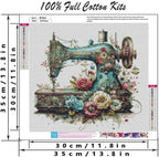 Flower Stamped Cross Stitch Kits - Image 2