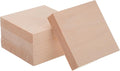 MECCANIXITY 4Pcs Basswood Carving Block, 0.8"x4"x4" Square Wooden Dowels Blocks by MECCANIXITY