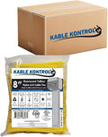 Kable Kontrol Fluorescent Yellow Zip Ties 8 Inch 10, 50 Lbs Tensile Strength by KABLEKONTROL%C2%AE