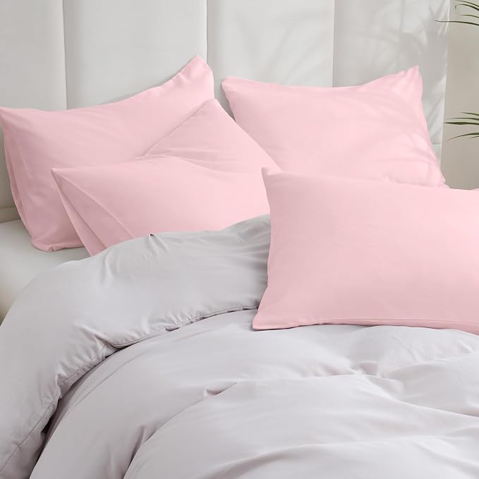 ZPECC Pillow Cases Queen Size Set of 4, 20x30 Envelope Closure Pillowcases - Image 2