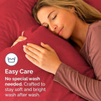 Body Pillowcases Set of 2-20x54 Long Body Pillow Case - Image 5