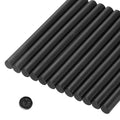 MECCANIXITY 12 Pcs Black Cylinder Sealing Wax Stick Glue Gun Wax Seal Rod Craft by MECCANIXITY