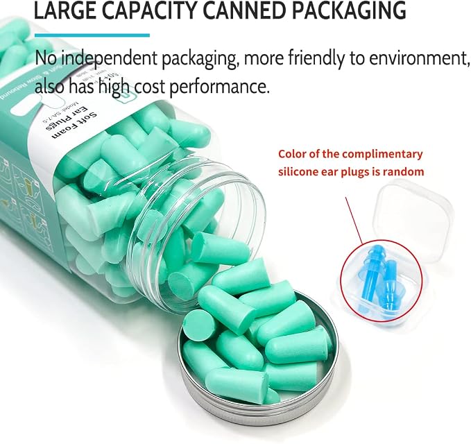 LYSIAN Ultra Soft Foam Earplugs - Image 2