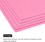 MECCANIXITY EVA Foam Sheets Pink 35.4 Inch x 19.7 Inch 2mm Thick Crafts Foam - Image 5
