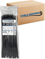 Kable Kontrol Cable Zip Ties Black 3, 120 Lbs Tensile Strength, Bulk Pack by KABLEKONTROL%C2%AE