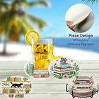 8 Pack Bookshelf Diamond Art Coasters, Diamond Painting Coasters Kits | Books - Image 4