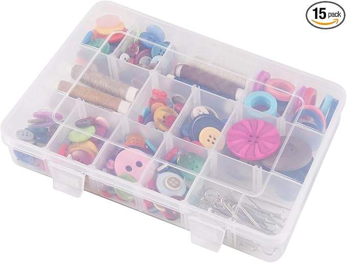 Exptolii 18 Grids Plastic Organizer Box by Exptolii
