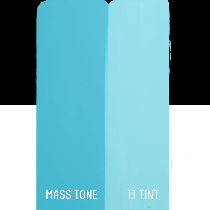 Liquitex BASICS Acrylic Paint, 250ml Tube, Light Blue Permanent - Image 3