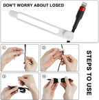 16Pcs 4.2" Silicone Cable Ties Cord Organizer - Image 3