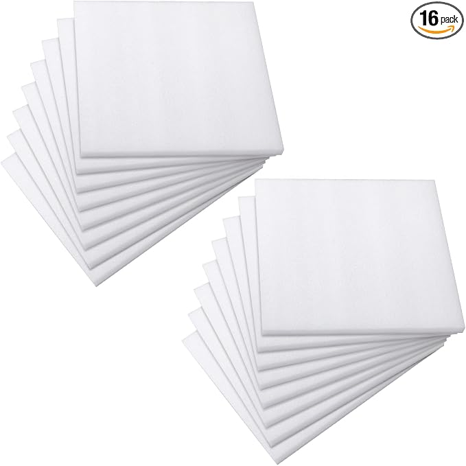 Frienda 16 Pcs Polyethylene Foam Sheet, Cases Craft Moving Shipping and Storage by Frienda