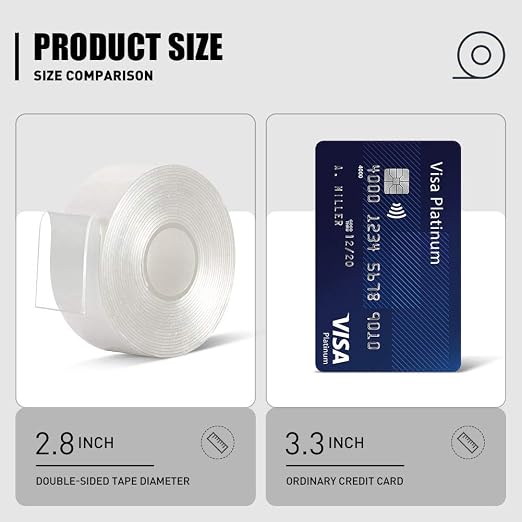 Double Sided Tape Heavy Duty Acrylic Two Sided Mounting Nano Tape | 1" 10 Ft - Image 6