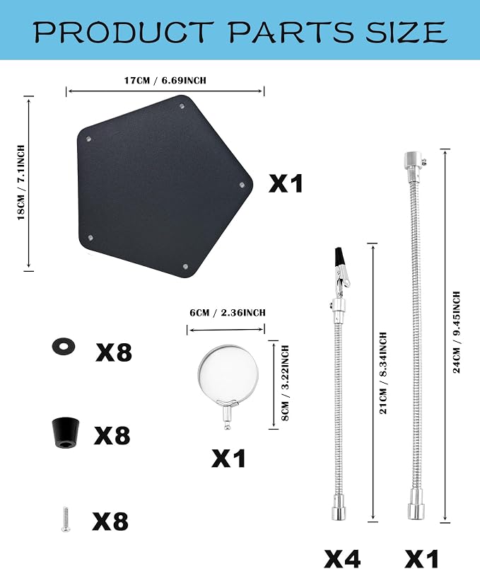 Kaisiking Helping Hands Soldering Station Kit • Magnifying Glass • 4 Flexible - Image 6
