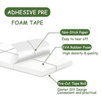 330 PCS Double Sided Foam Tape Pre Cut 1/2 X 2/5 Inch Small Adhesive Foam - Image 4