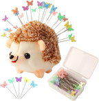 CICILIAYA Hedgehog Shape Pin Cushion, Cute Pincushions Sewing Kit Lovely Needle by CICITOYWO