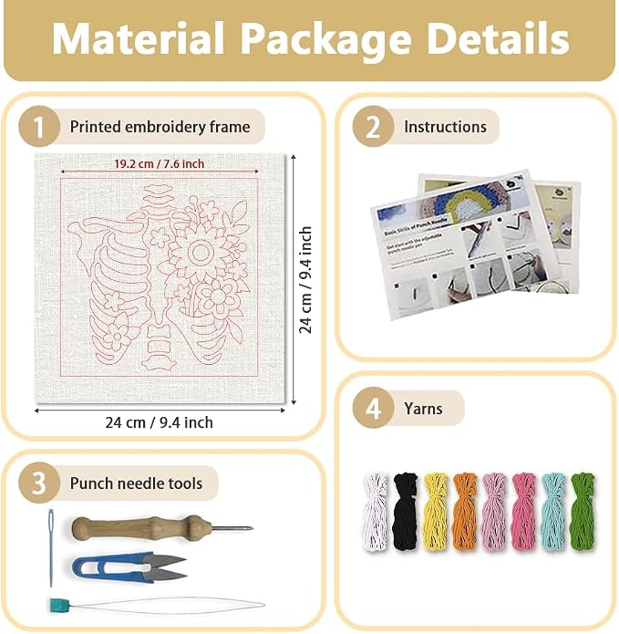 Doodlream Skeleton Ribcage Needle Kit - Image 2