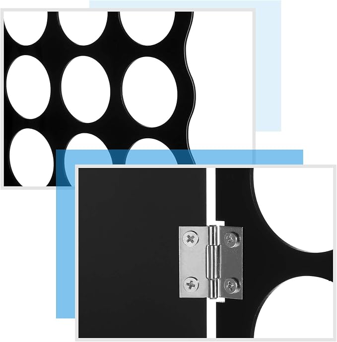 Outus Vinyl Storage Rack Acrylic 15 Holes Vinyl Roll Holder Craft Paper Storage - Image 8