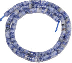 150Pcs 4×2mm Natural Blue Spot Jasper Spacer Stone Beads - Image 6