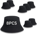 Bucket Hats Bulk Solid Color DIY Blank Hat Bucket Hats by DASSNANE