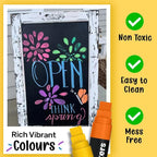 Chalkola Car Window Markers for Glass Washable - Image 7